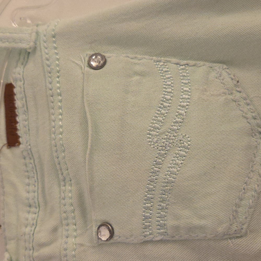 Almost Famous Mint Green Jeans - Picture 11 of 16